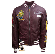 Load image into Gallery viewer, Top Gun MA-1 “TOMCAT” BOMBER JACKET//BURGUNDY