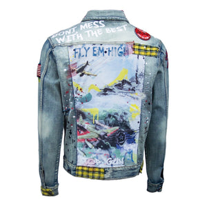 Top Gun Fly 'Em High Denim Jacket